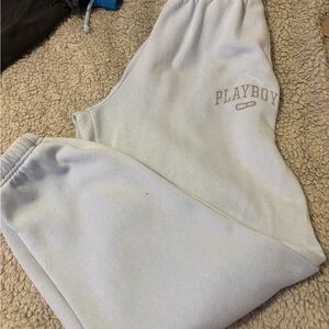 PLAYBOY gray/blue Joggers